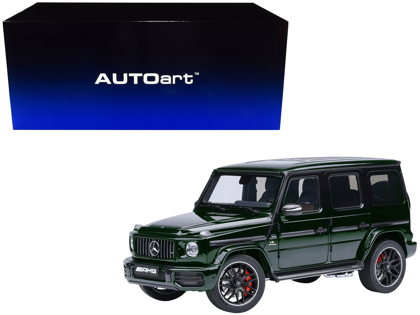 2019 Mercedes-Benz AMG G63 Emerald Green Metallic 1/18 Model Car by Autoart  free shipping USA