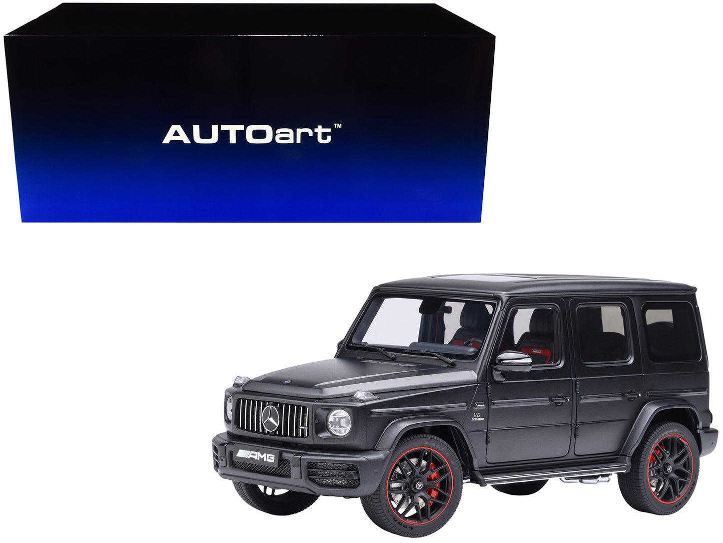 2019 Mercedes-Benz AMG G63 Matt Black 1/18 Model Car by Autoart  free shipping USA