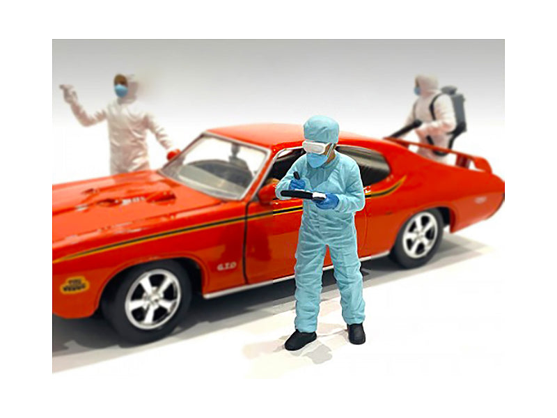 Hazmat Crew Figurine IV for 1/24 Scale Models by American Diorama  free shipping USA