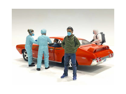 Hazmat Crew Figurine V for 1/24 Scale Models by American Diorama  free shipping USA