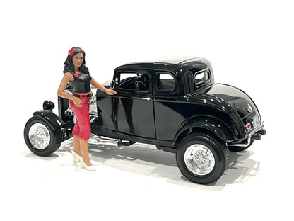 "Pin-Up Girls" Carroll Figure for 1/24 Scale Models by American Diorama  free shipping USA