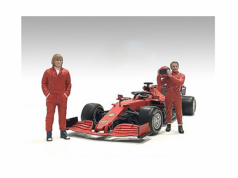 "Racing Legends" 70's Set of 2 Diecast Figures for 1/43 Scale Models by American Diorama  free shipping USA