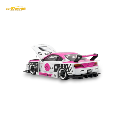 TPC Silvia S15 LBWK Pink - White 1:64