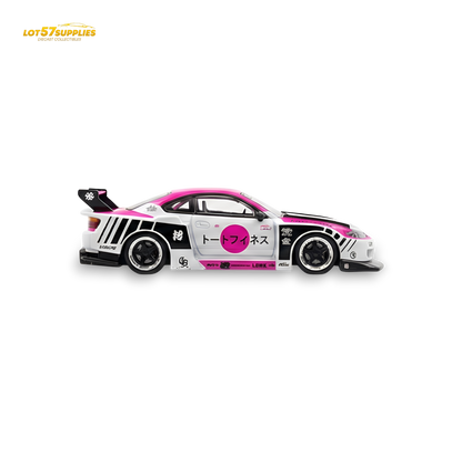 TPC Silvia S15 LBWK Pink - White 1:64