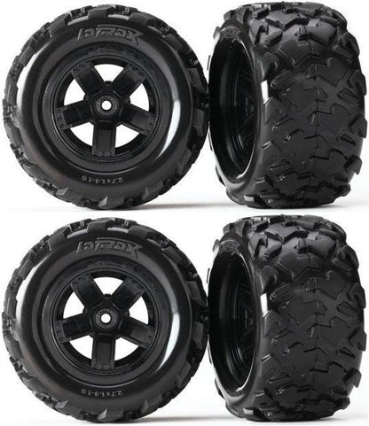 Traxxas 7672 LaTrax Tires/Wheels Assembled Glued Teton (4)