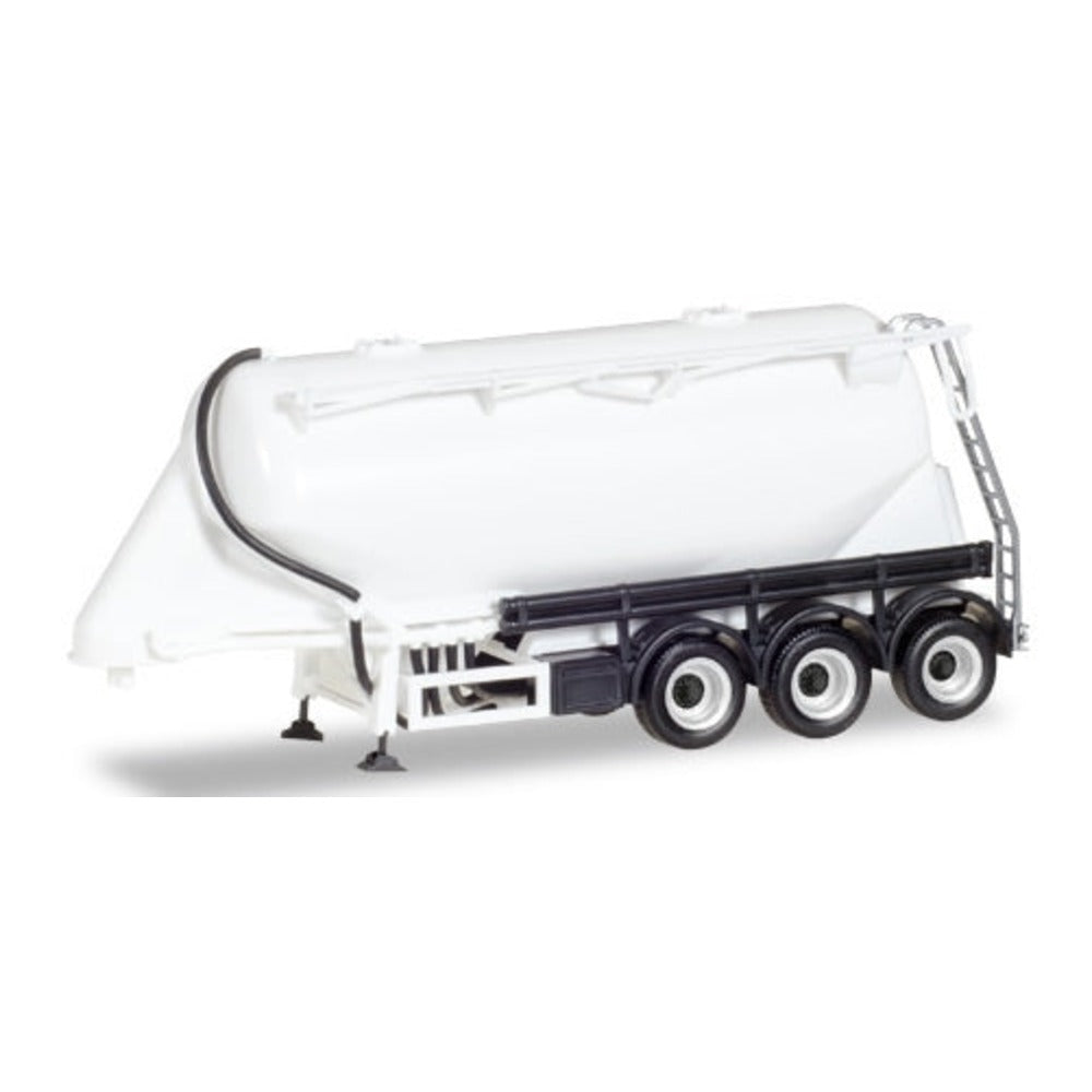Herpa 76821 HO Scale Feldbinder Bulk Silo Trailer - Assembled -- Various Standard Colors