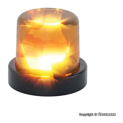 Viessmann 3570 HO Scale Rotating LED Rotary Beacon -- Yellow