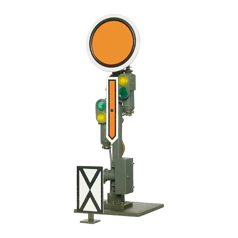 Viessmann 4510 HO Scale Semaphore Distant Signal -- Fixed Disk