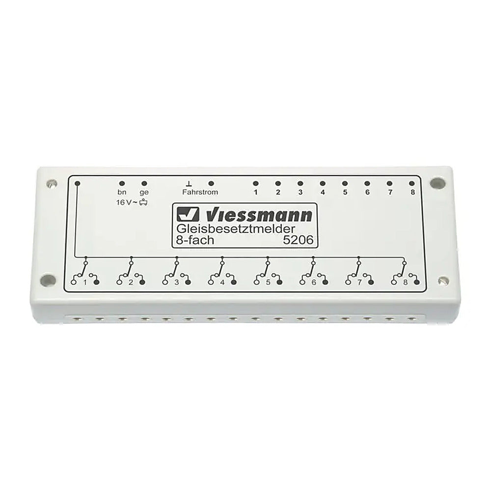 Viessmann 5206 All Scale Track Occupancy Detector -- Use for Up To 8 Blocks