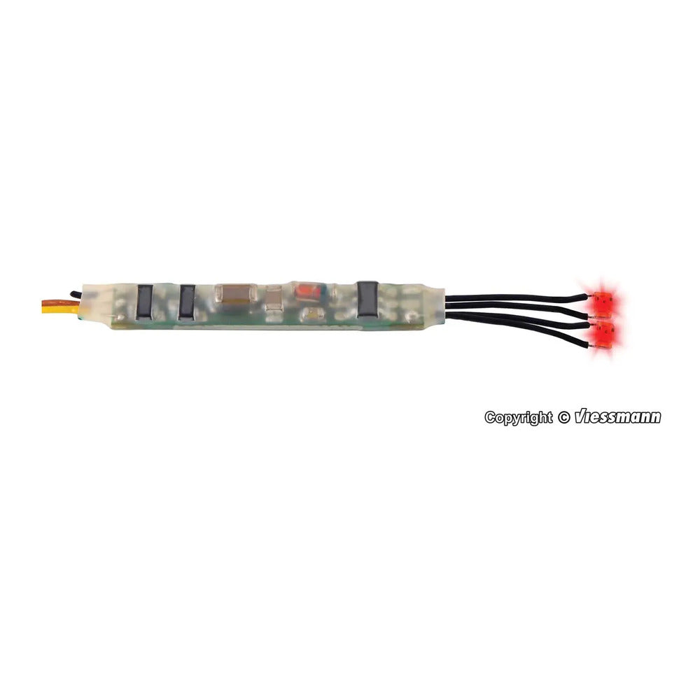 Viessmann 5272 All Scale Mini LEDs with Flasher Circuit -1/16 x 1/32" LEDs (red)