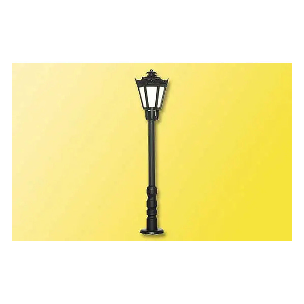 Viessmann 6070 HO Scale Park Lamp -- Black, Warm-White LED, 2-3/1 5.6cm Tall"