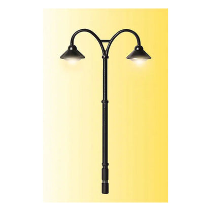 Viessmann 6109 HO Scale Baden-Baden Double Platform Lamp -- 2-15/16" 7.4cm Tall