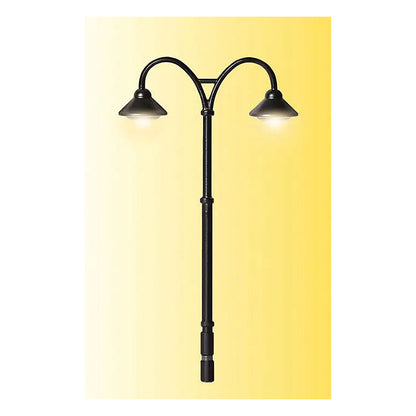 Viessmann 6409 N Scale Baden-Baden Double Platform Lamp -- 1-5/8" 4.1cm Tall