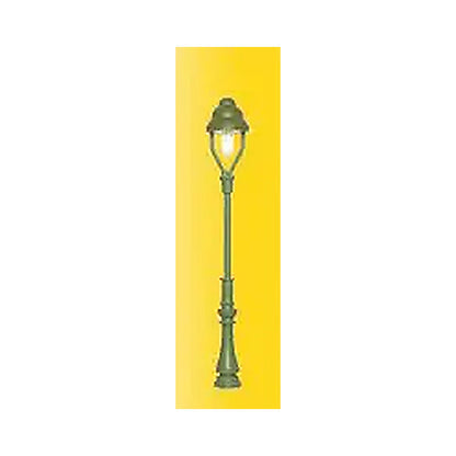 Viessmann 6728 HO Scale Standard Gas Lamp -- Green Mast, Warm White LED