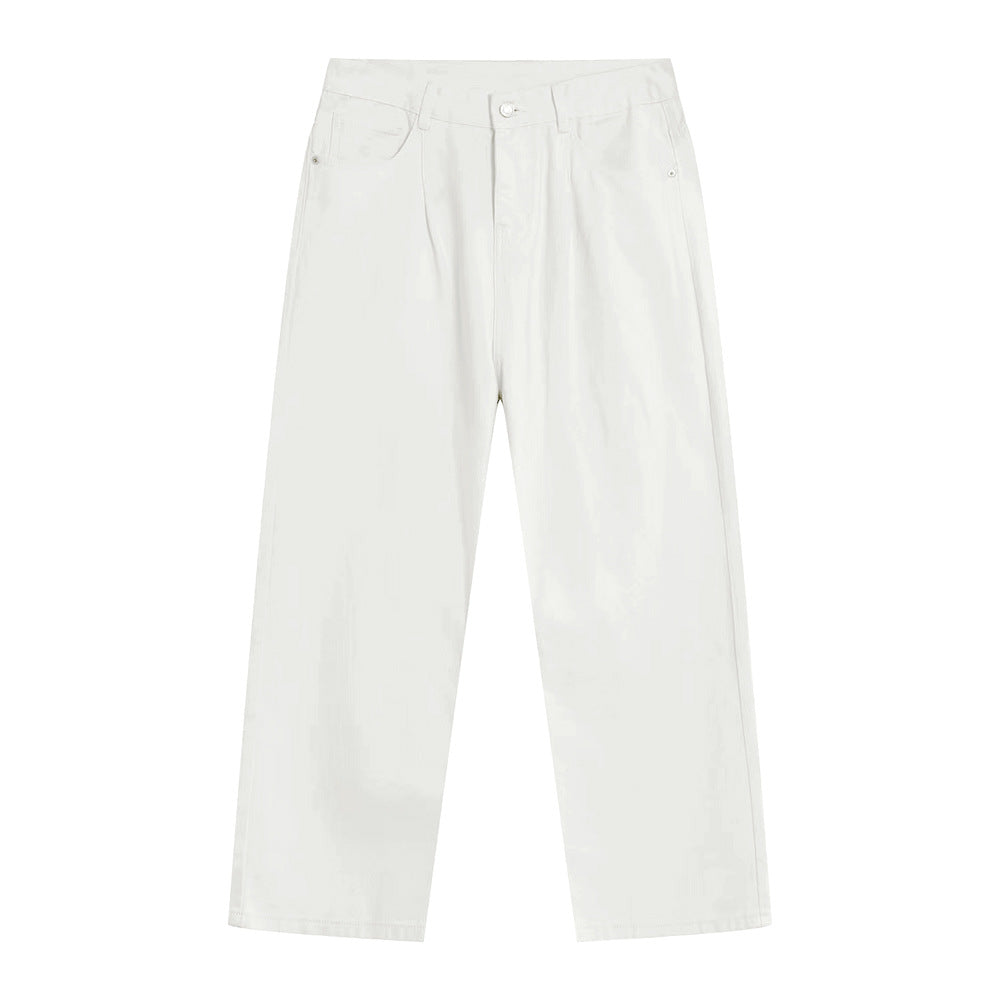 Wide Leg Jeans with Pockets