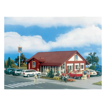 Vollmer 43658 HO Scale Aldi Supermarket -- 8 x 5-15/16 x 1-3/16"  20 x 14.8 x 3cm