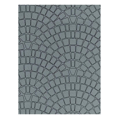 Vollmer 46053 HO Scale Stone Pattern Embossed Paper -- Design Pavement pkg(10)