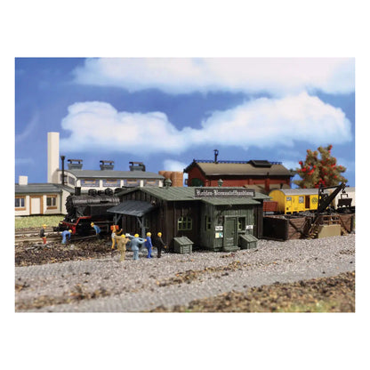 Vollmer 47554 N Scale Coaling Station/Depot -- Kit - 3-7/16 x 2-11/16 x 1-1/2" 8.8 x 6.9 x 3.8cm