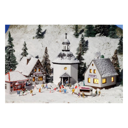 Vollmer 47613 N Scale Christmas Village -- Kit