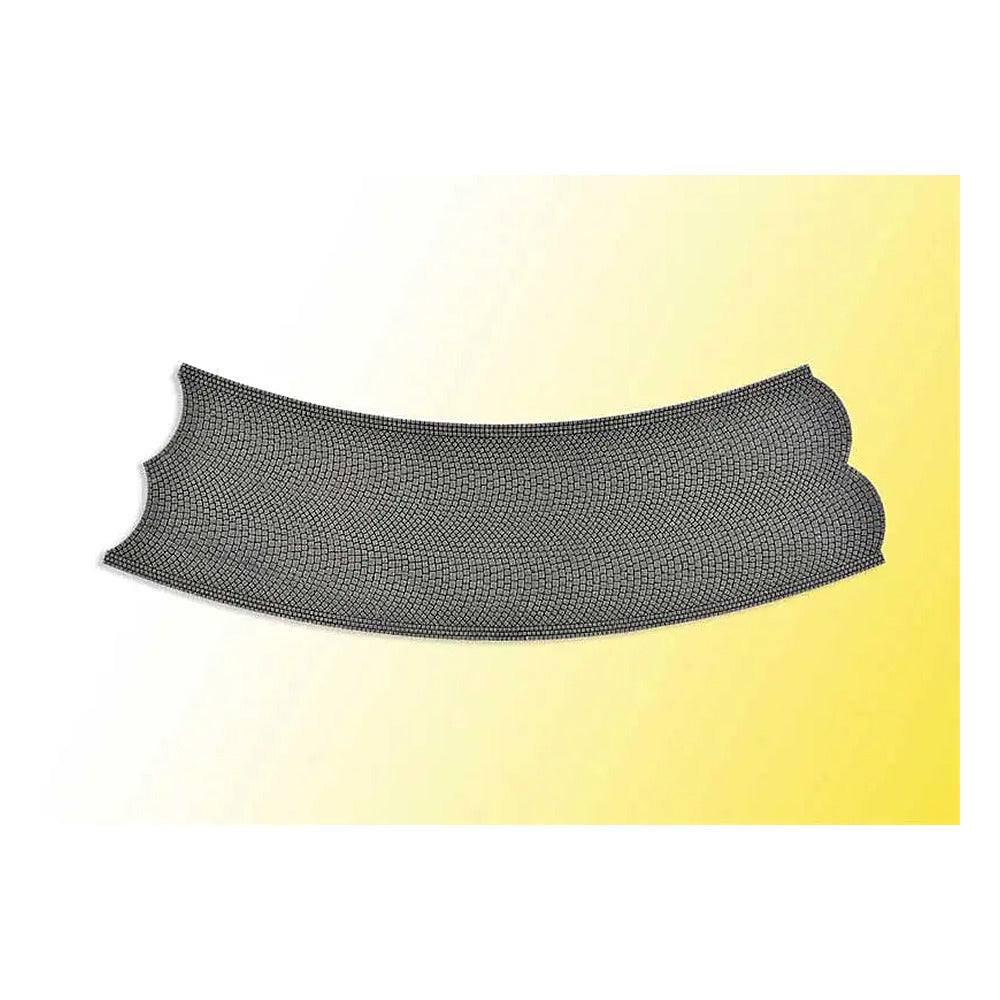 Vollmer 48258 HO Scale Flexible Cobblestone Street Curve - Stone Art
