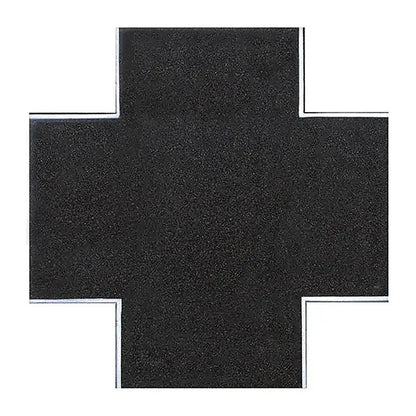 Vollmer 48261 HO Scale Weathered Asphalt Street 90-Degree Intersection