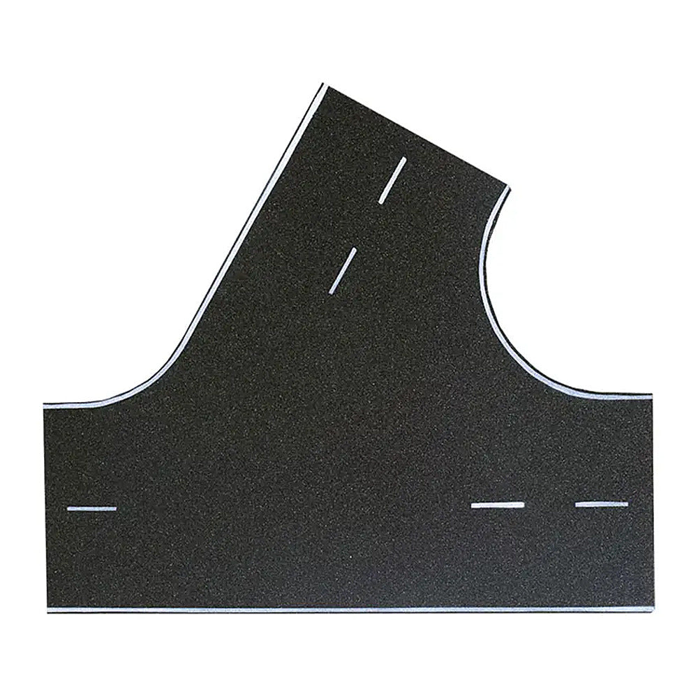 Vollmer 48262 HO Scale Weathered Asphalt Street 60-Degree Intersection