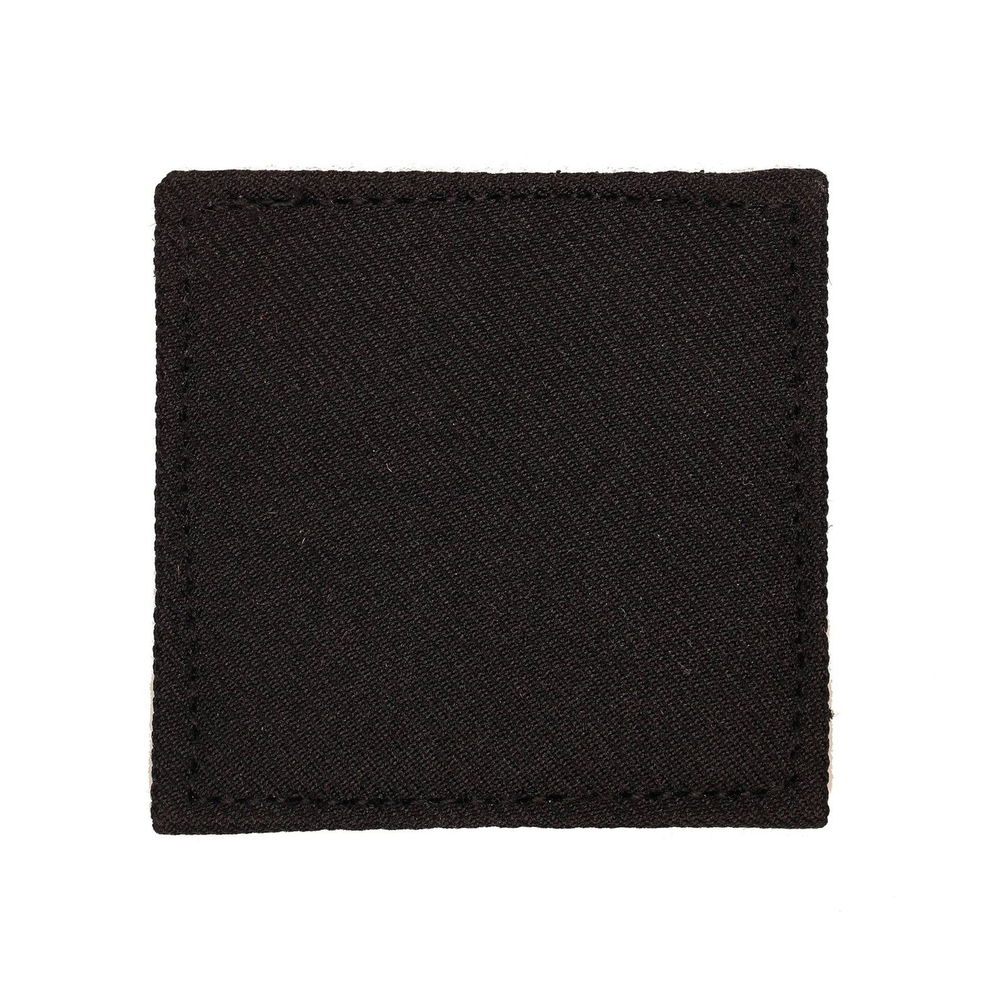 U.S. Army Blank 2x2 Black with Hook Fastener