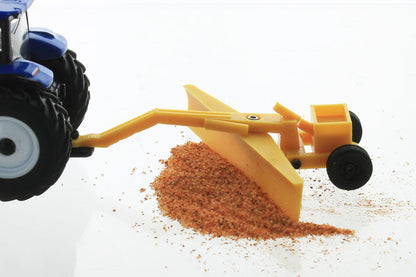 3D To Scale 64-364-Y 1/64 – Grader Blade Pull Type Yellow Diorama Prop