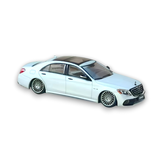 Rhino Model AMG S63 S Class W222 Matte Silver 1:64