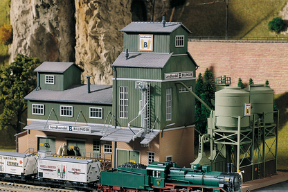 Piko 61114 HO Scale Billinger's Co-Op Elevator Kit