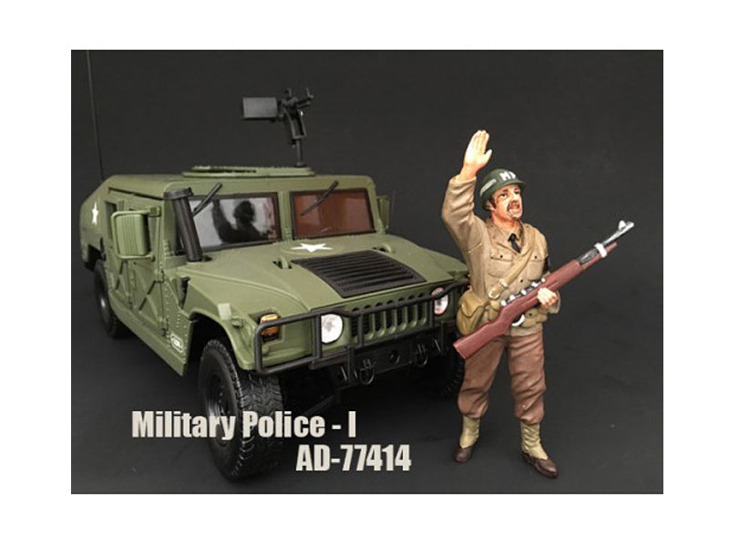 WWII Military Police Figure I For 1:18 Scale Models by American Diorama  free shipping USA