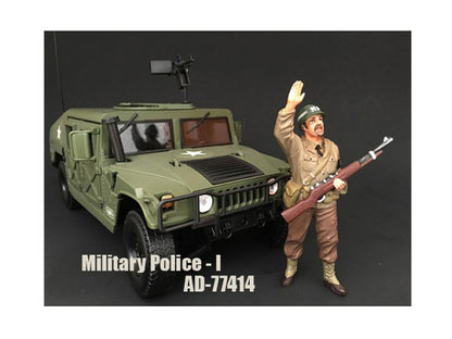 WWII Military Police Figure I For 1:18 Scale Models by American Diorama  free shipping USA