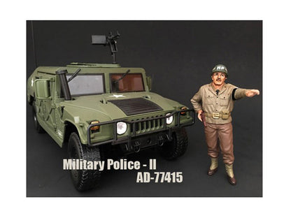 WWII Military Police Figure II For 1:18 Scale Models by American Diorama  free shipping USA