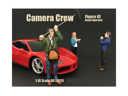 Camera Crew Figure III "Boom Operator" For 1:18 Scale Models by American Diorama  free shipping USA