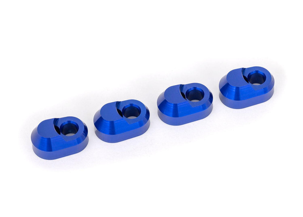Traxxas 7743-BLUE Blue Aluminum Suspension Pin Retainers (4)