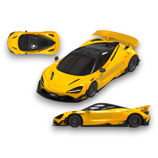 SUPCAR McLaren 720S Yellow 1:64