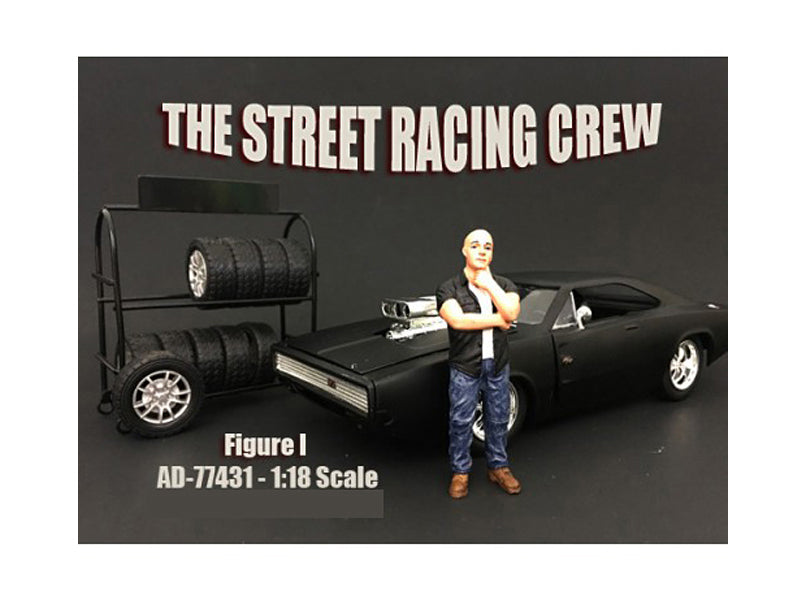 The Street Racing Crew Figure I For 1:18 Scale Models by American Diorama  free shipping USA