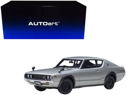 Nissan Skyline 2000GT-R (KPGC110) RHD (Right Hand Drive) Silver Metallic 1/18 Model Car by Autoart  free shipping USA