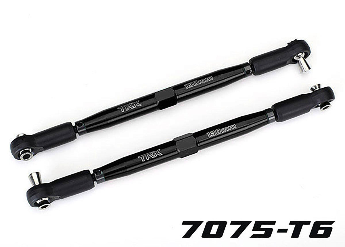 Traxxas 7748-BLK TUBES 157 mm Black Aluminum Toe Links (2)