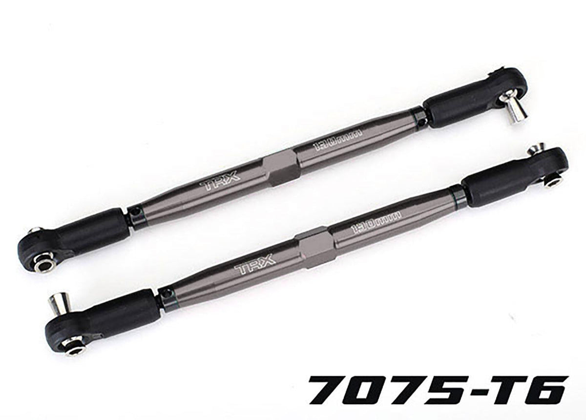 Traxxas 7748-GRAY TUBES 157 mm Gray Aluminum Toe Links (2)