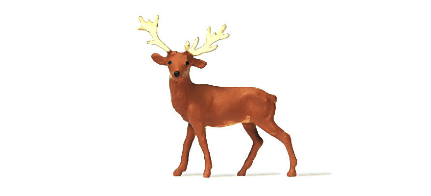 Preiser 29517 HO Scale Stag Animal Figure