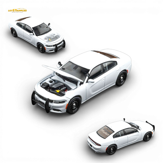 Elite Collectibles Dodge Warhorse Police Interceptor White 1:64