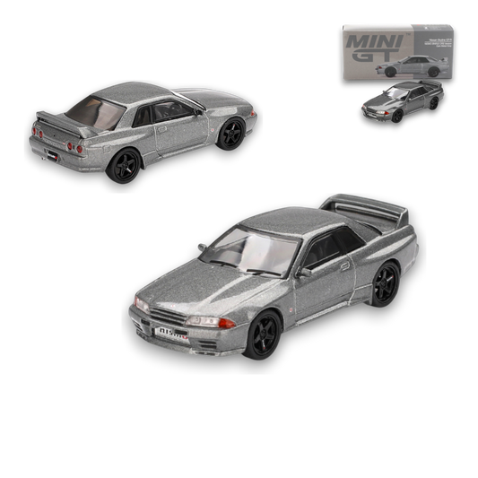 Mini GT Nissan Skyline GT-R NISMO BNR32 CRS Version Dark Metal Gray 1:64