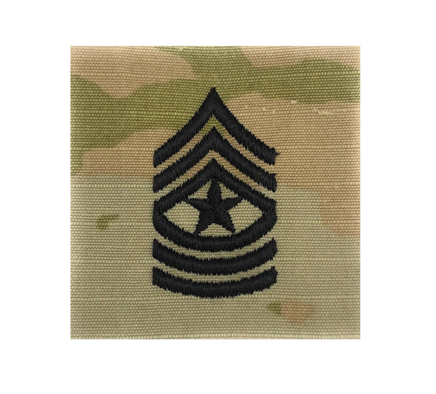 U.S. Army E9 Sergeant Major OCP 2x2 Sew-On Rank For Shirt,Jacket,Coat