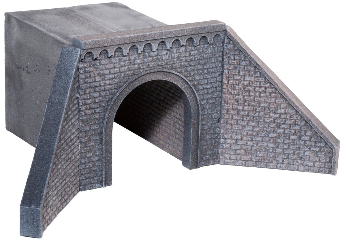 Noch 58292 HO Scale Cut-Stone Underpass w/ Wing Walls, 1-Sided
