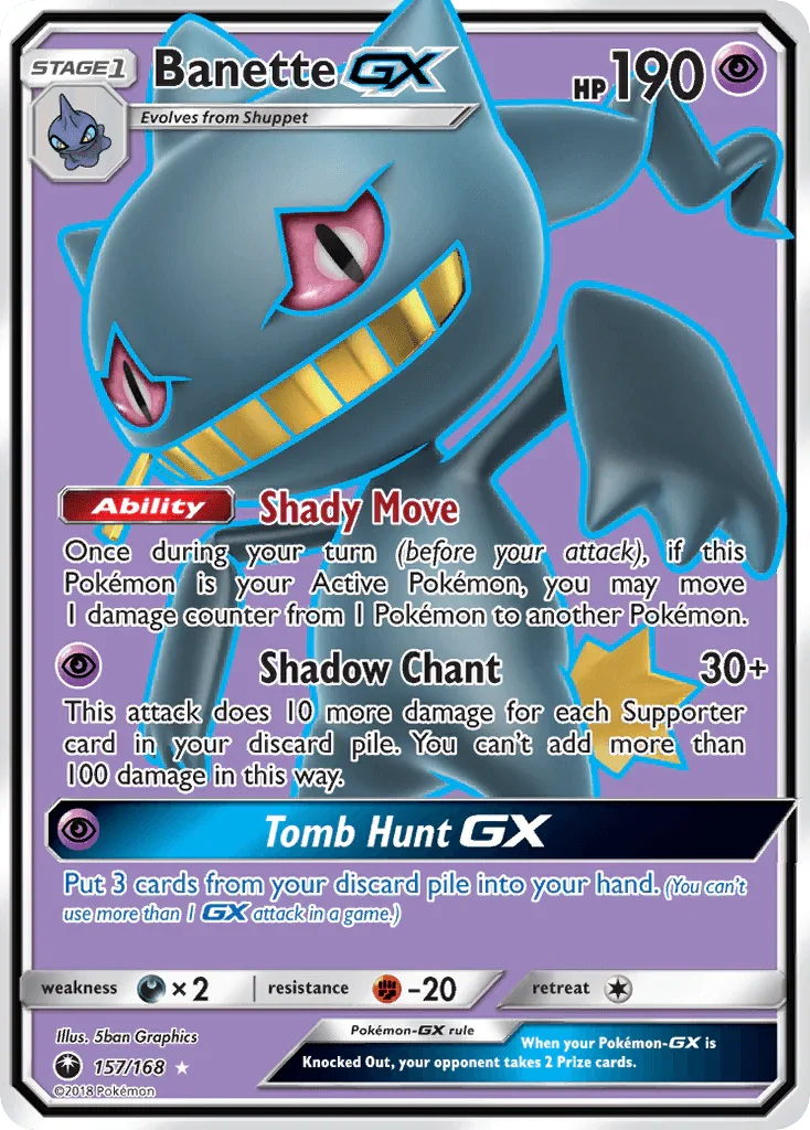 Banette GX (157/168) [Sun & Moon: Celestial Storm]