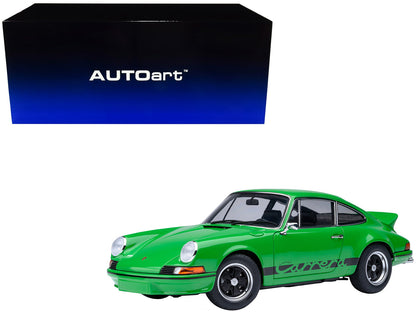 Porsche 911 Carrera 2.7 RS Viper Green with Black Stripes and Wheels 1/18 Model Car by Autoart  free shipping USA