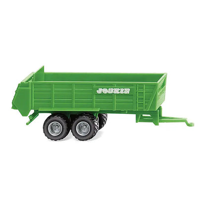 Wiking 95503 N Scale Joskin Universal Manure Spreader Trailer - Assembled -- Green