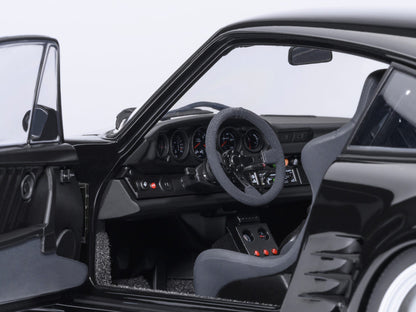 Porsche 911 (930) Turbo "Blackbird" Black "Wangan Midnight - Comic #1 Version" Manga 1/18 Model Car by Autoart