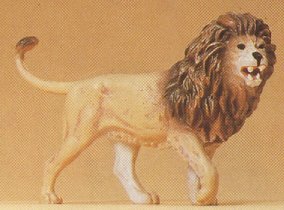 Preiser 47503 1:25 Scale Standing Lion Figure